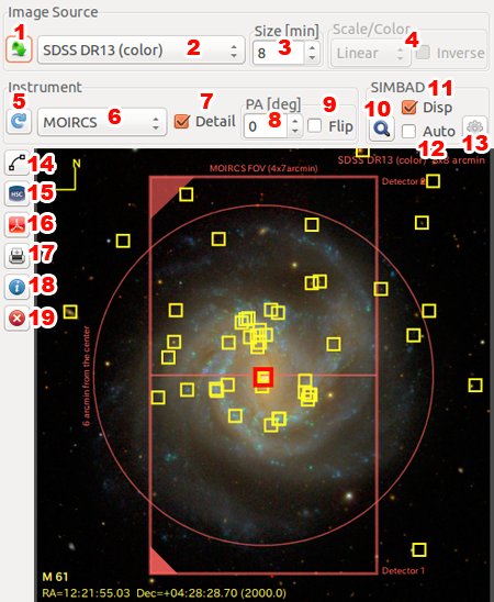 Finding Chart Window