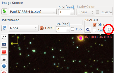 Finding Chart Database Query : Search Param. button